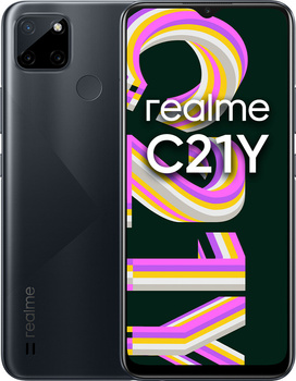 Smartphone Realme C21Y 3/32GB RMX3263 Black | Condition: Perfect