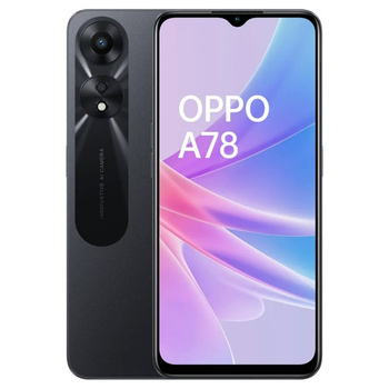 Smartfon Oppo A78 4/128GB 5G Dual SIM CPH2483 Czarny | Stan: Bardzo dobry