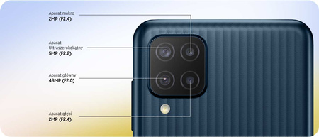 Smartfon Samsung Galaxy M12 4/64GB M127F/DSN Niebieski | Stan: Bardzo dobry