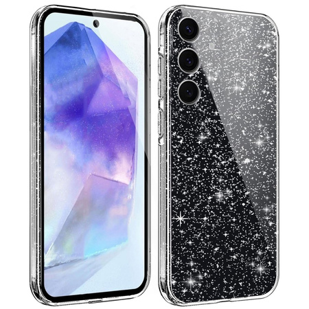 Etui brokatowe do Samsung Galaxy A32 4G | Plecki silikonowe | Ochronne