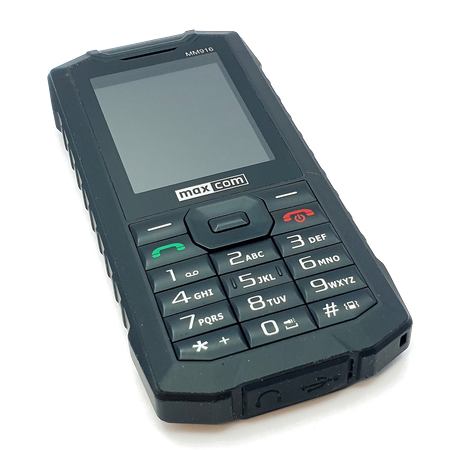 Maxcom MM916 Strong IP67 Armored Phone Dual SIM | Black | Condition: Perfect