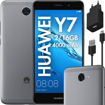HUAWEI Y7 2/16GB TRT-LX1 Dual SIM | Szary | Stan: Dostateczny
