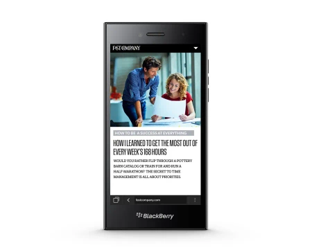 Smartfon Blackberry Leap 2/16GB 5" LTE Czarny | Stan: Bardzo dobry