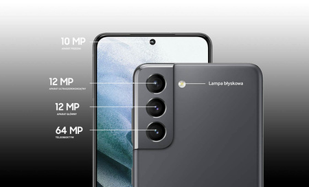 Smartfon Samsung Galaxy S21 8/128GB 5G G991B/DS Szary | Stan: Dostateczny