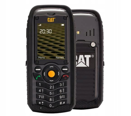Pancerny telefon komórkowy Cat B25 Dual Sim IP67 | Czarny | Stan: Dobry