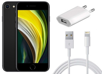 Smartfon Apple iPhone SE 2020 64GB Czarny | AKCESORIA | Stan: Idealny