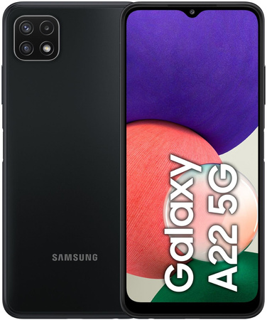 Samsung Galaxy A22 5G 4/64GB NFC | SM-A226B/DSN | Czarny | Stan: Dobry