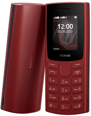 Telefon komórkowy Nokia 105 2023 DS TA-1557 Czerwony | Stan: Bardzo dobry