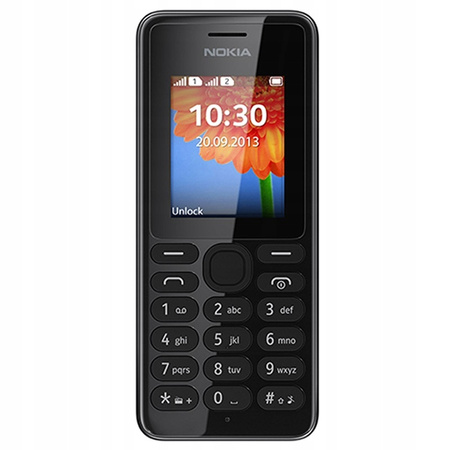Telefon komórkowy Nokia 108 Dual Sim Czarny | Stan: Dobry