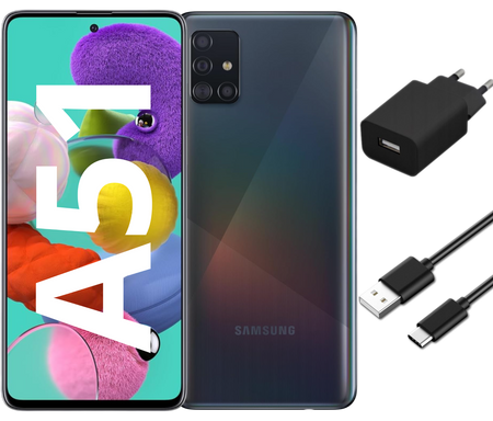 Samsung Galaxy A51 4/128GB LTE Dual SIM | A515F/DS | Czarny | Stan: Idealny