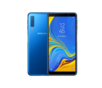 Samsung Galaxy A7 2018 4/64GB | A750FN/DS | Niebieski | Stan: Bardzo dobry