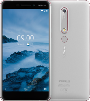 Nokia 6.1 3/32GB Dual Sim LTE | TA-1043 | Srebrny | Stan: Bardzo dobry