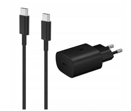 Fast 25W USB TYPE-C Network Charger + TYPE C 100 cm Universal Cable