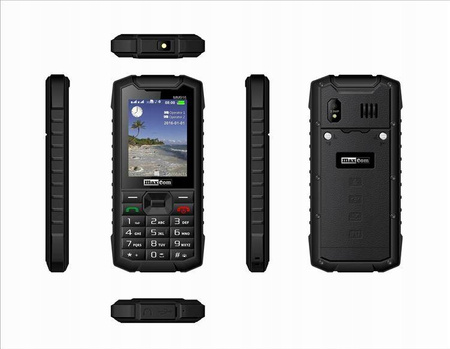 Maxcom MM916 Strong IP67 Armored Phone Dual SIM | Black | Condition: Good