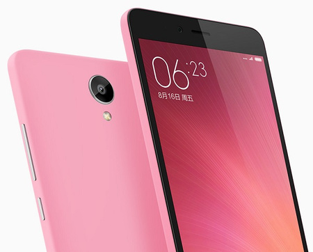 Smartfon Xiaomi Redmi Note 2 2/16GB 5.50" LTE Różowy | Stan: Bardzo dobry