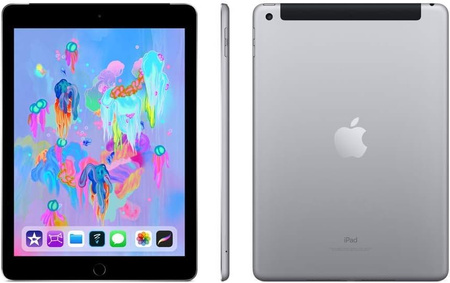Tablet Apple iPad 6 gen Cellular 128GB A1954 Space Gray | Stan: Idealny