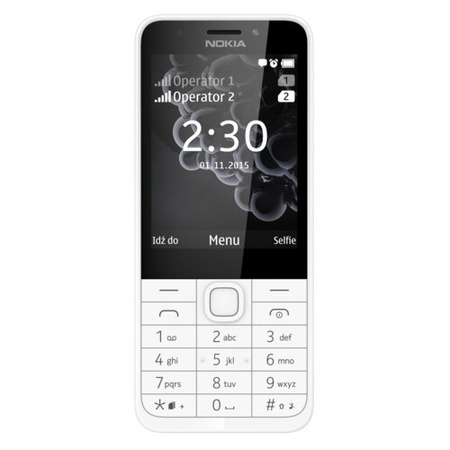 Telefon Komórkowy Nokia 230 Dual SIM 2,8" 2G Biały | Stan: Dostateczny