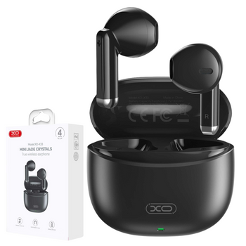 SŁUCHAWKI bezprzewodowe douszne Bluetooth 5.3 czarne X33 | Sportowe