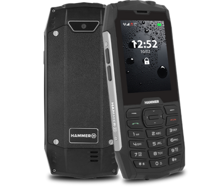 Armored cell phone myPhone HAMMER 4+ Silver | Condition: Very Good