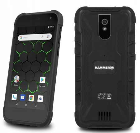 myPhone Hammer Active 2 LTE 2/16GB | Czarny | Stan: Bardzo dobry