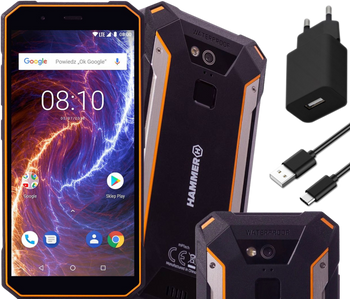 MyPhone Hammer Energy 18x9 3/32GB Dual Sim LTE IP68 | Orange | A