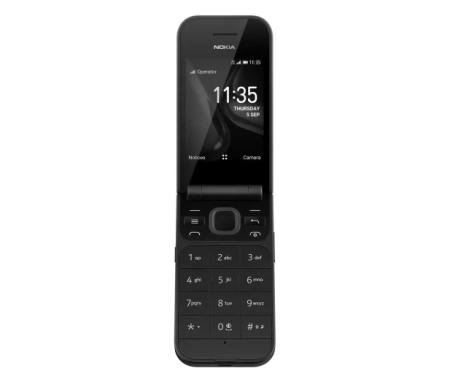 Nokia 2720 Flip Dual SIM Mobile Phone Black | New