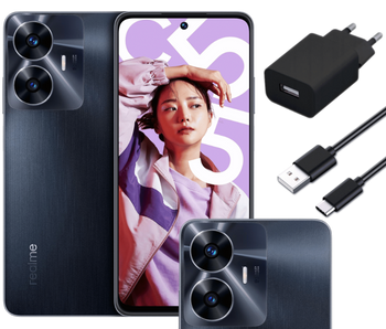 Smartfon Realme C55 RMX3710 6/128GB 6.72" 90Hz Czarny | Stan: Idealny