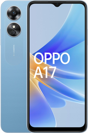 Oppo A17 4/64GB 60Hz | CPH2477 | Niebieski | Stan: Idealny