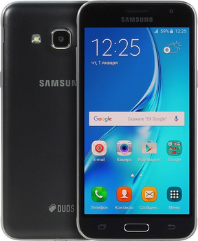 Smartfon Samsung Galaxy J3 2016 1,5/8GB 3G SM-J320H/DS Czarny | Stan: Dobry