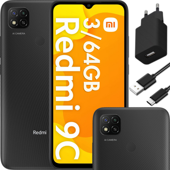 Xiaomi Redmi 9C NFC 3/64GB Black | Condition: Perfect