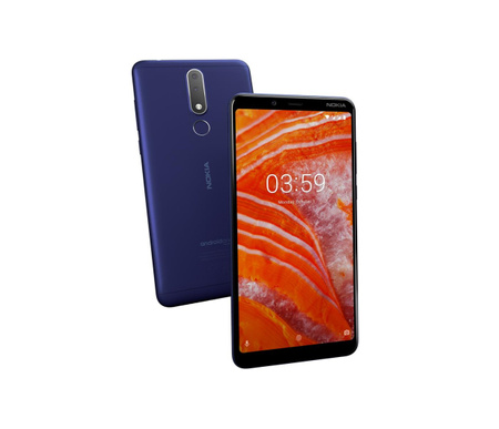 Smartfon Nokia 3.1 Plus Dual Sim LTE TA-1104 Niebieski | Stan: Dobry
