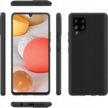 Etui do telefonu Samsung Galaxy A42 | Plecki silikonowe | Czarne
