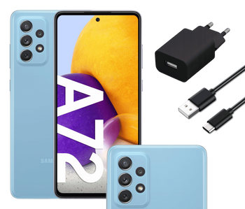 Smartfon Samsung Galaxy A72 6/128GB LTE A725F/DS Niebieski | Stan: Dobry