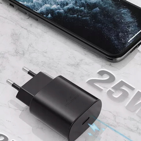 Fast 25W USB TYPE-C Network Charger + TYPE C 100 cm Universal Cable