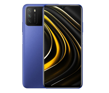 Smartfon Poco M3 4/128GB 60Hz 4G Dual SIM Niebieski | Stan: Bardzo dobry