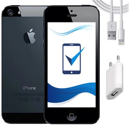 Apple iPhone 5 64GB LTE Black Smartphone NEW 100% Battery | Condition: Good
