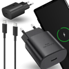 Fast 25W USB TYPE-C Network Charger + TYPE C 100 cm Universal Cable