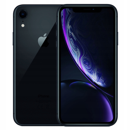 Smartfon Apple iPhone XR 64GB Czarny  | Stan: Bardzo dobry