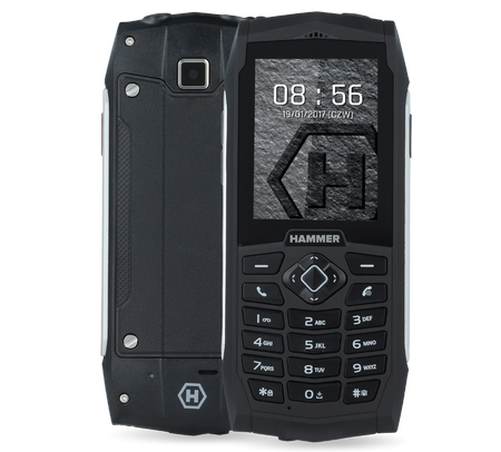 Pancerny telefon komórkowy MyPhone Hammer 3+ 3G IP68 Srebrny | Nowy
