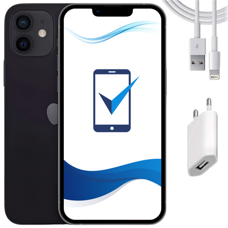Smartfon Apple iPhone 12 64GB 5G Czarny | Stan: Idealny