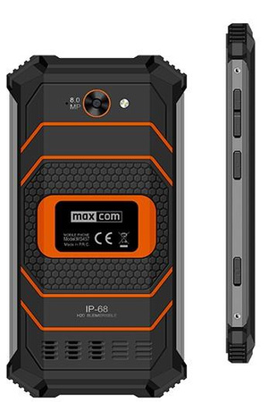 Smartfon Maxcom Smart MS457 Strong LTE Pomarańczowy | Stan: Idealny
