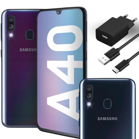 Smartfon Samsung Galaxy A40 3/32GB 4G A405FN/DS Czarny | Stan: Bardzo dobry