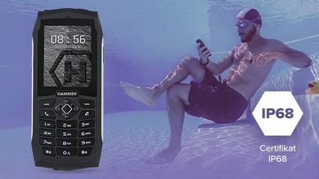 Armored cell phone MyPhone Hammer 3+ Silver | Condition: Perfect