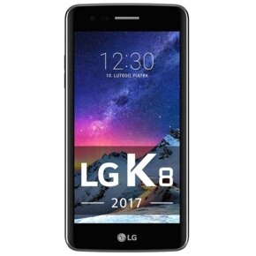 LG K8 2017 Dual Sim LTE | M200E |  Srebrny | Stan: Bardzo dobry