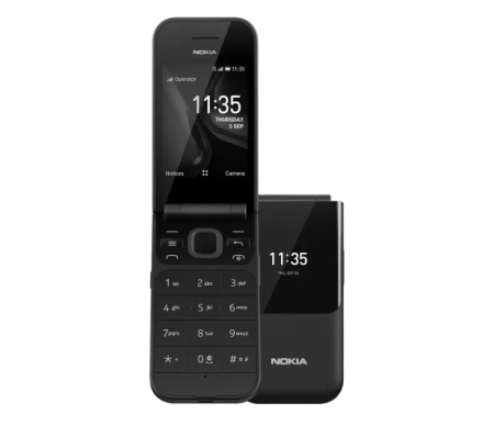 Nokia 2720 Flip Dual SIM Mobile Phone Black | New