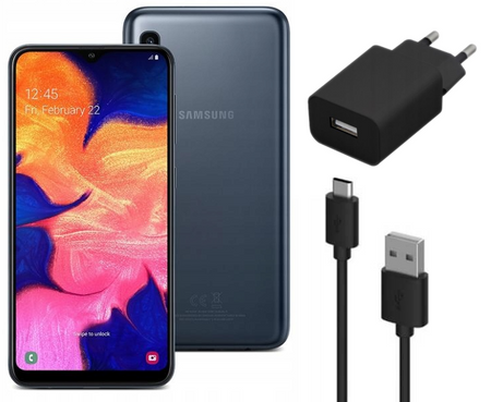 Samsung Galaxy A10 2/32GB LTE | SM-A105FN/DS | Czarny | Stan: Bardzo dobry
