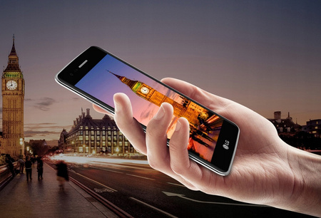 LG K8 2017 Dual Sim LTE | M200E |  Srebrny | Stan: Bardzo dobry