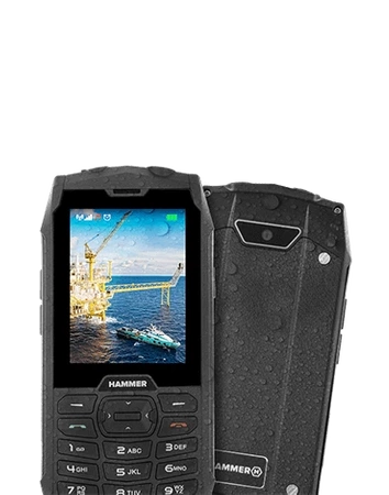 Telefon komórkowy MYPHONE HAMMER 4 | Czarny | Stan: Bardzo dobry