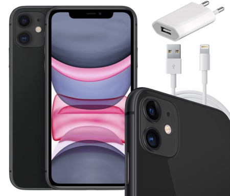 Apple iPhone 11 64GB Black | ACCESSORIES | Condition: Perfect
