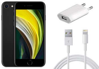 Apple iPhone SE 2020 64GB Czarny | NOWA BATERIA 100% | Stan: Bardzo dobry